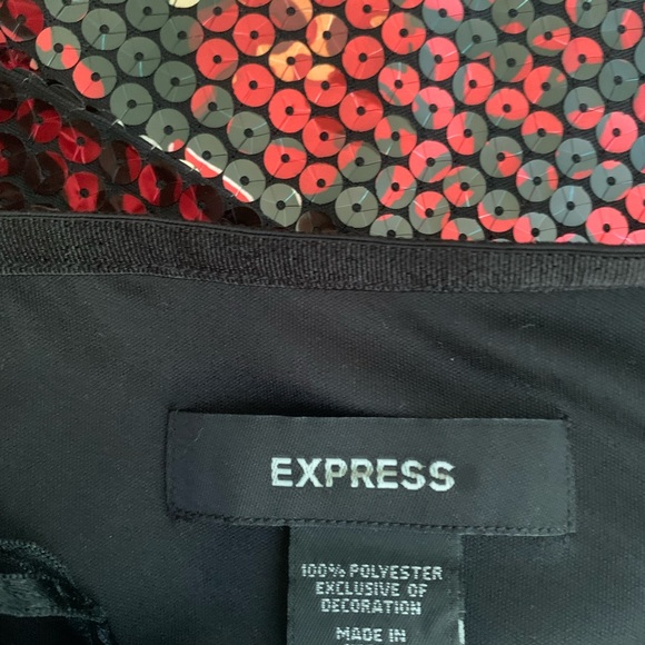 Dress EXPRESS size 4 multi-color - Picture 3 of 3